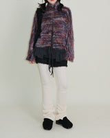 Kina Bendable Angora Fur Micro Shorts (Angora Fur Fabric)