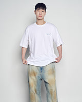 26SS トリプルチェーンエンボスベーシックロゴ半袖Tシャツ