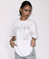 IBIZA ラインストーンTシャツ (ホワイト) F26QB401