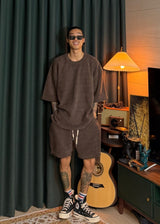 シムズ ニット カフド ショートスリーブ Tシャツ 9カラー