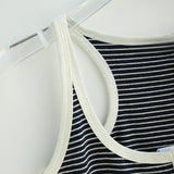 Reto Stripe Slim Racer Tank