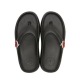 KIRSH ゲルクラウドフリップフロップ [BLACK]