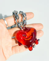 Jelly Melting Heart Necklace