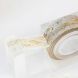 Tapestry Weaving Masking Tape / Golden Snow