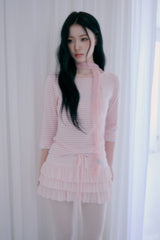 Petal lace scarf (Pink)