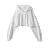 More Basic Short Hooded T-shirt