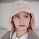 スプリンクルテディリバーサイドトルーパーハット (Pink)