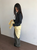 アベニューストライプロングスリーブ（4 Colors)
