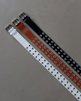 Two Buckle Punching Leather Belt