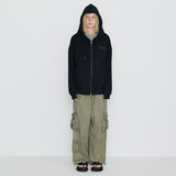 Into The Wild Snake Hoodie Zip Up Black