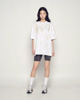 25FW DIRTY WASHED SHORT SLEEVE T-SHIRT WHITE