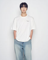 25FW AC BEAR BASIC LOGO SHORT SLEEVE T-SHIRT CREAM
