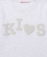 Bumpy Kiss Logo Tee Grey (KIB6MFT503A)
