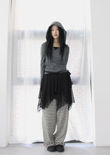TERRY STRIPE PANTS