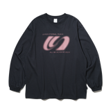 Halftone Logo Long Sleeve (Charcoal)