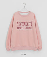 Giddels Brushed Embroidered Over Sweatshirt