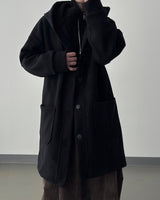 Koven Wool Hooded Coat