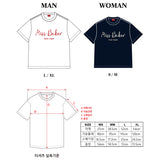 Miss Baker エンボニードルTシャツ ホワイト(MAN)