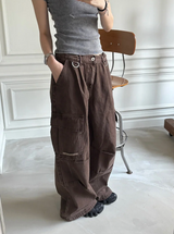 Pigment washing crop t-shirts(4color)