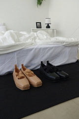 X-STRAP PLATFORM MARY JANE LOAFER (BEIGE, BLACK 2COLORS!)