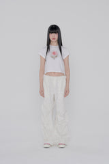 グラスフラワーTシャツ
