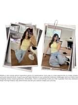 Lemon spandex cap zip-up sleeveless T-shirt