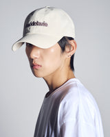 26SS TWO COLOR EMBROIDERY BASIC BALL CAP