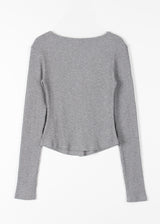 MUTE V RIB CARDIGAN