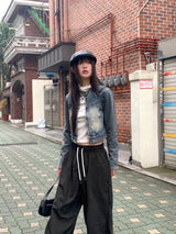 ティンズバンディングコーデュロイ 2WAY ロングワイドジョガーパンツ