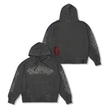 Destroyer Pigment Washed Oversized Hoodie Charcoal