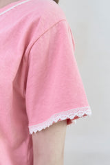 Petit Love Crop T-shirt [Pink]
