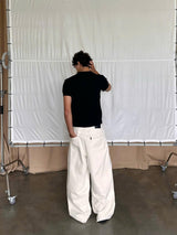 RIPOFFF Khaki Wideleg Pants