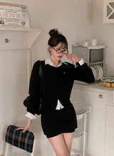 Slit Layered Knit Skirt Pants (2color)