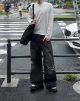 Buen Distressed Flare Denim Pants
