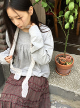 ラネヒシャーリングリボン長袖Tシャツ