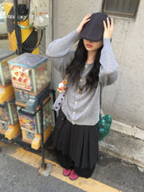 リネン ルーズフィット カーディガン