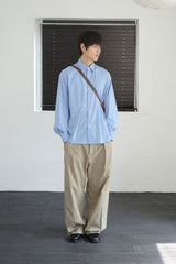 tailored wide slacks