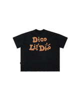 Dico Lil Dino リラックスボクシーTシャツ ブラック