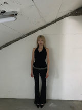 WRAP HALTERNECK SLEEVELESS