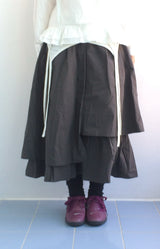 Layered Cut Shaped Skirt