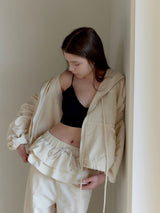 FRILL LAYERED PANTS / CREAM