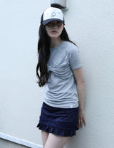 リボンTシャツ(GREY)