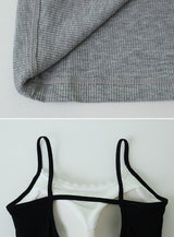 Lace Layered Cap Sleeveless (3color)