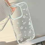 Summer Blue Edge Fresh Mood Minimal iPhone Case