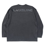 BBD ヒデンスローガンピグメントロングTシャツ（チャコール）