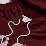 VINTAGE LOGO HOODED T-SHIRT WINE