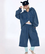 Destroyed Pants Blue