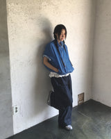 ノンフェイドヴィンテージピンタックバンディングパンツ