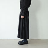 layered skirt pants