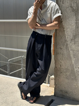 [S/S] Multi stripe half shirts(2color)
